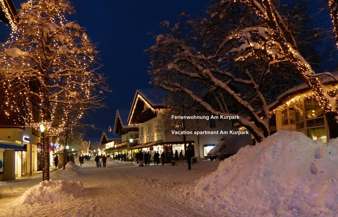 Ferienwohnung Am Kurpark - Wohnung 1,60Qm- Garmisch-Partenkirchen Luaran gambar